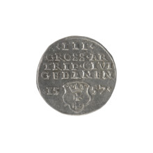Gdansk trojak, Sigismund II Augustus (King of Poland; 1544–1572), Jagiellonians (dynasty). Silver