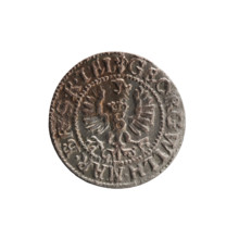szelag (1627), silver coin (diameter 16.4 mm, weight 0.65 g, axis 0°) from Ducal Prussia