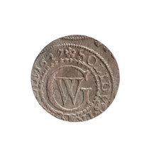 szelag; Obv.: Prussian eagle with crowned letter S on its chest; rim inscription beginning with a