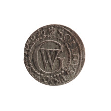 szelag, Pfahler, Ernest; obverse: Prussian eagle with crowned letter S on its chest, rim