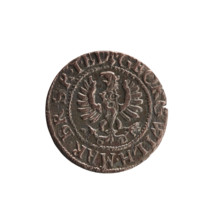 szelag by Ernest Pfahler; obverse: Prussian eagle with crowned letter S on its chest, rim