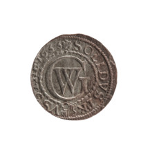 szelag; Ernest Pfahler; obverse: Prussian eagle with crowned letter S on its chest; rim inscription