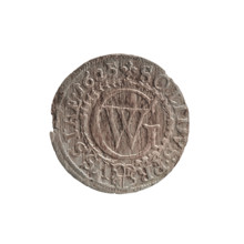 szelag by Ernest Pfahler; coin (Ducal Prussia, Königsberg, 1625). Obverse: Prussian eagle with a