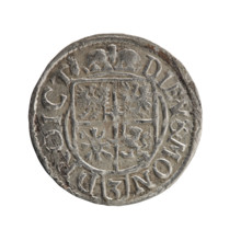 one and a half; Pfahler, Ernest; cross (iconographic); orb of rule (iconographic); George William