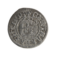 one and a half, Pfahler, Ernest, cross (iconographic), orb of rule (iconographic), George William
