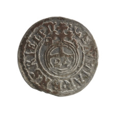 One and a half, Pfahler, Ernest, cross (iconographic), orb of rule (iconographic), George William