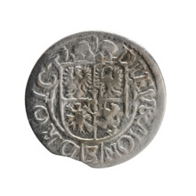 one and a half; cross (iconographic); orb of rule (iconographic); George William Hohenzollern