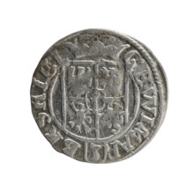 One-and-a-half; Pfahler, Ernest; cross (iconographic); orb of rule (iconographic); George William