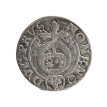 One-and-a-half, Pfahler, Ernest. Cross (iconographic), orb of rule (iconographic), George William