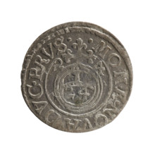 One-and-a-half. Maker: Ernest Pfahler. Department of Coins of Lands Associated with Poland. George