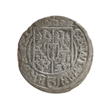 One-and-a-half coin (1624). Maker: George William Hohenzollern (Elector of Brandenburg; Duke of