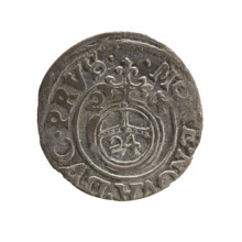 One-and-a-half (3/2) coin, Ernest Pfahler (maker), Department of Coins of Lands Associated with