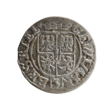 One-and-a-half (coin), Ernest Pfahler. Cross (iconographic). George William of Hohenzollern