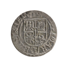 One-and-a-half (coin). Maker: Ernest Pfahler. Department of Coins of Lands Associated with Poland.