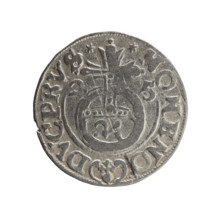 George William Hohenzollern (Elector of Brandenburg; Duke of Prussia; 1620–1640). Obverse: Under