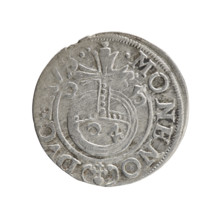 George William Hohenzollern (Elector of Brandenburg; Duke of Prussia; 1620–1640). Obverse: Under