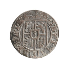 One-and-a-half, Ernest Pfahler. Silver coin (1625), Ducal Prussia (1525–1701), Königsberg. Obverse: