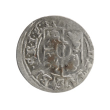 One-and-a-half (coin). Maker: Ernest Pfahler. Department of Coins of Lands Associated with Poland.