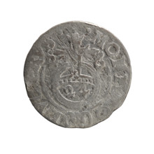 One and a half (coin). Maker: Ernest Pfahler. Department of Coins of Lands Associated with Poland.