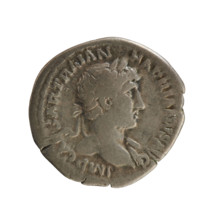 denarius, Hadrian (76–138; Roman Emperor 117–138), bust of the emperor; Hadrian — iconography: