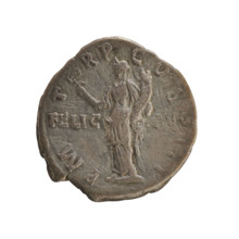 Denarius, Hadrian (76–138; Roman emperor 117–138). Obverse: Bust of the emperor with a laurel