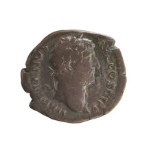 Denarius, Hadrian (76–138; Roman Emperor 117–138). Obverse: Emperor's head with a laurel wreath