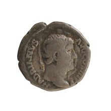 Denarius, Hadrian (76–138; Roman emperor 117–138). Obverse: emperor's head right, inscription