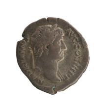 Denarius, Hadrian (76–138; Roman emperor 117–138). Obverse: Emperor's head with a laurel wreath