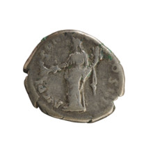 denarius, Antoninus Pius (86–161; Roman emperor 138–161), imperial bust of Antoninus Pius; obv.