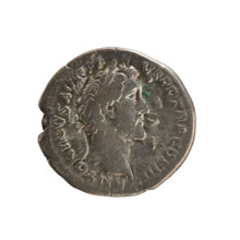 denarius, Antoninus Pius (86–161; Roman emperor 138–161); obverse: emperor's bust right with laurel