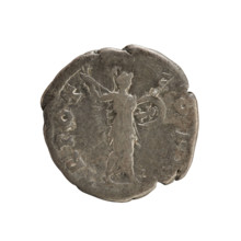 Denarius, Antoninus Pius (86–161; Roman Emperor 138–161). Obverse: Emperor's head with a laurel