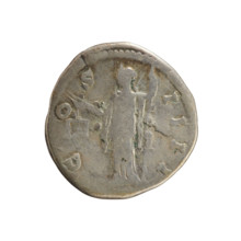 denarius, Antoninus Pius (86–161; Roman emperor 138–161); obverse: emperor's head right in a laurel