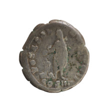 denarius, Antoninus Pius (86–161; Roman emperor 138–161). Obverse: head of the emperor with a