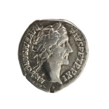 Denarius, Antoninus Pius (86–161; Roman emperor 138–161). Obverse: ANTONINVS AVG PIVS PP TR P XI —