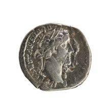 Denarius, Antoninus Pius (86–161; Roman emperor 138–161). Obverse: IMP CAES T AEL HADR A, AVG PIVS
