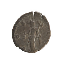 Denarius, Antoninus Pius (86–161; Roman emperor 138–161). Obverse: Head of the emperor in a laurel