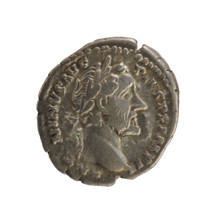 Denarius of Antoninus Pius (86–161; Roman emperor 138–161). Silver coin, weight 3.24 g, axis 180°.