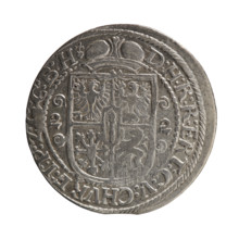 Obv. Bust facing right in mitre and electoral mantle. In the right hand a sceptre, the left resting