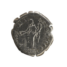 Denarius of Antoninus Pius (86–161; Roman emperor 138–161). Obverse: Emperor's head laureate,