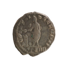 Denarius, Antoninus Pius (86–161; Roman emperor 138–161). Obverse: Emperor's head in a laurel