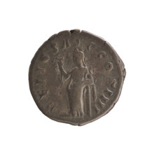 Denarius, Antoninus Pius (86–161; Roman emperor 138–161). Obverse: Emperor's head in a laurel