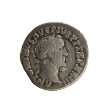 Denarius, Antoninus Pius (86–161; Roman emperor 138–161). Obverse: ANTONINVS AVG PIVS PP TR P XXIII