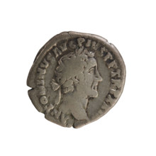 Denarius of Antoninus Pius (86–161; Roman emperor 138–161). Silver coin, 159–160 CE, Roman Imperial
