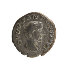 Denarius, Antoninus Pius (86–161 CE; Roman emperor 138–161), posthumous issue for Marcus Aurelius