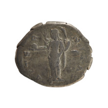 Denarius, after 141. Rome, Roman Empire (27 BC–476). Silver coin (2.90 g, axis 180°). Obverse: DIVA