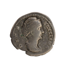 denarius, Antoninus Pius (86–161; Roman emperor 138–161), Faustina the Elder (98–141; Roman empress