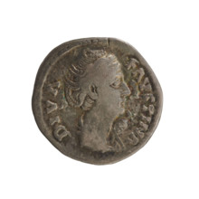 denarius, Antoninus Pius (86–161; Roman emperor 138–161), Faustina the Elder (98–141; Roman empress