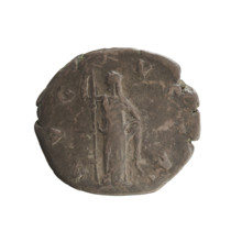 Denarius, after 141 CE. Obverse: DIVA FAVSTINA — Bust of Empress Faustina the Elder (98–141),