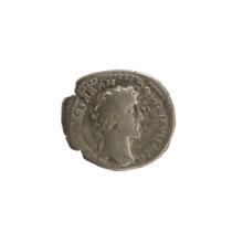 denarius, Antoninus Pius (86–161; Roman emperor 138–161); obverse: bust of Marcus Aurelius (heir to