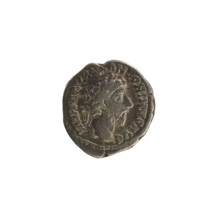 Denarius, Marcus Aurelius (121–180; Roman emperor 161–180). Obverse: IMP M AVR ANTONINVS AVG — Head